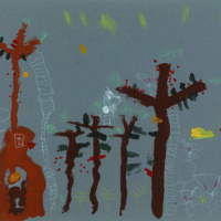 全国造形教育連盟賞 池田 大哉 5歳 「ねずみのお月見」 大阪府