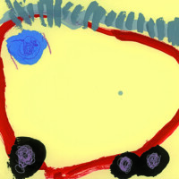 ぺんてる賞 松原 結花 3歳 「私と消防車」 京都府