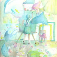 日本美術教育連合賞 「私だけのアトリエ」 森本 真菜美 中3年 埼玉県