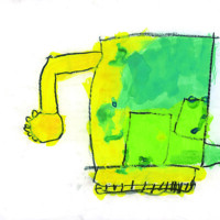 読売新聞社賞 「ショベルカー」 伊藤 遼真 5歳 滋賀県